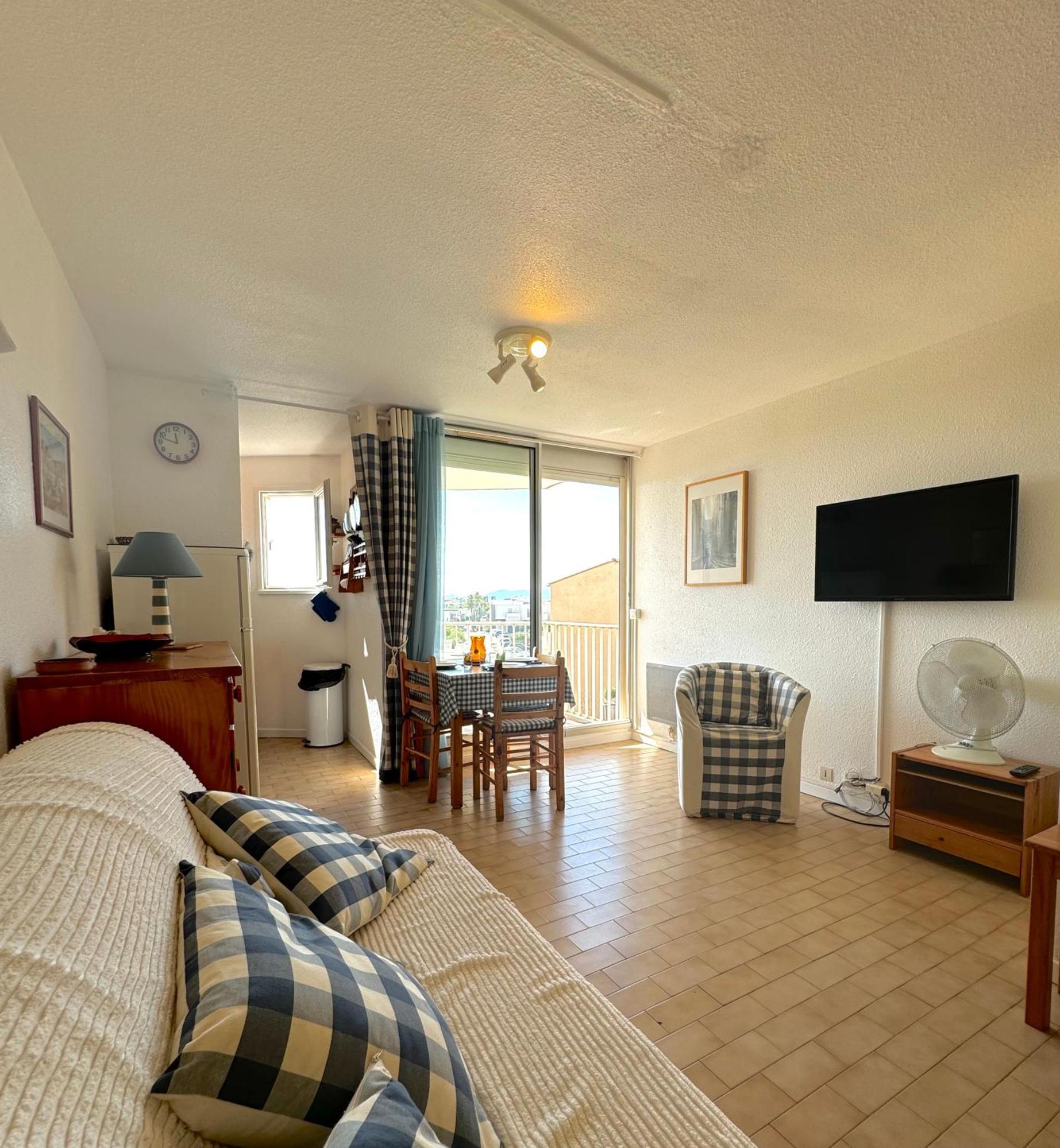 Studio 3 Personnes Acces Direct Plage - Parking Prive - 3Tvp30 Le Barcares Exterior photo